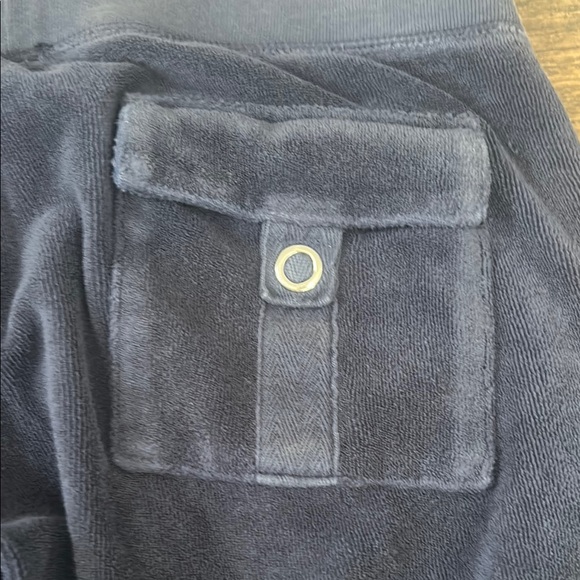 Juicy Couture Dark Blue Terry Shorts - Picture 4 of 5